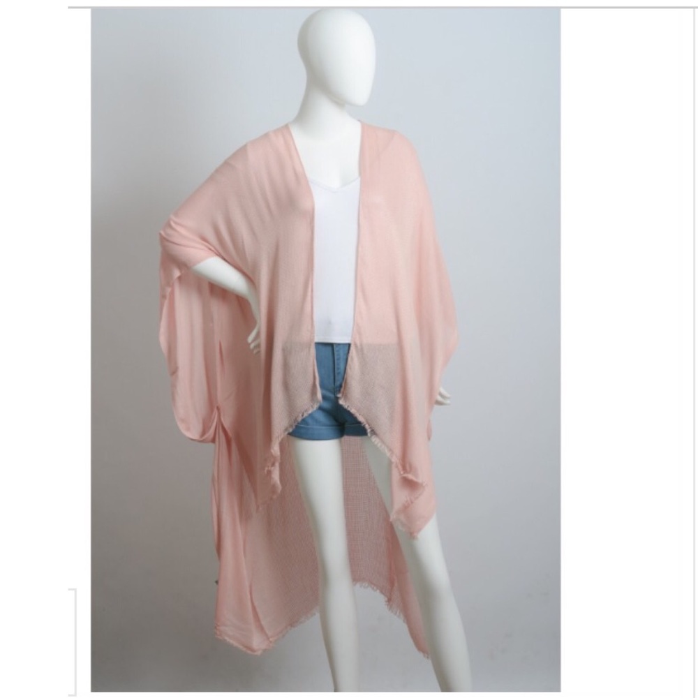 Almost Sold Out New Boho Chic High Low Kimono Cardigan Wrap - Picture 8 of 10